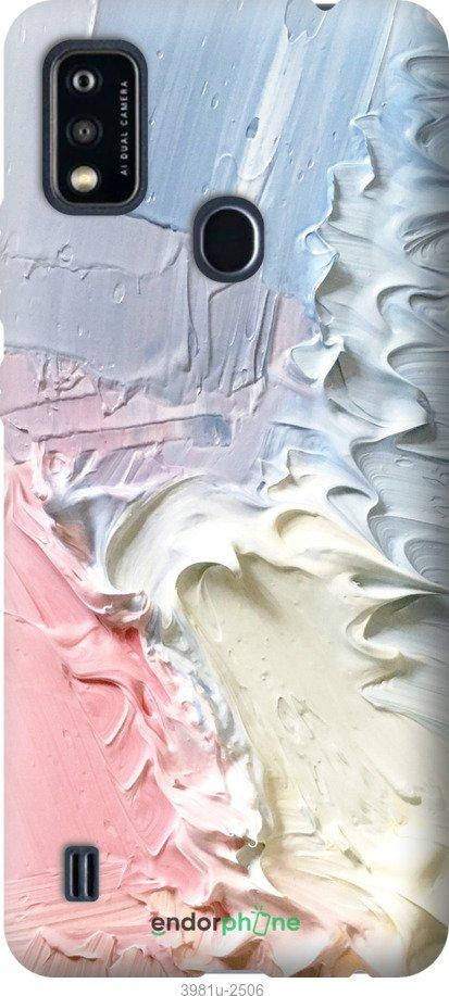 

Чехол на ZTE Blade A51 Пастель v1 "3981u-2506-10746", Розовый