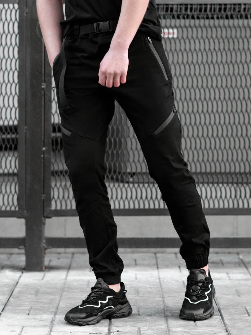 

Штани Джоггери BEZET Techwear black '20 M