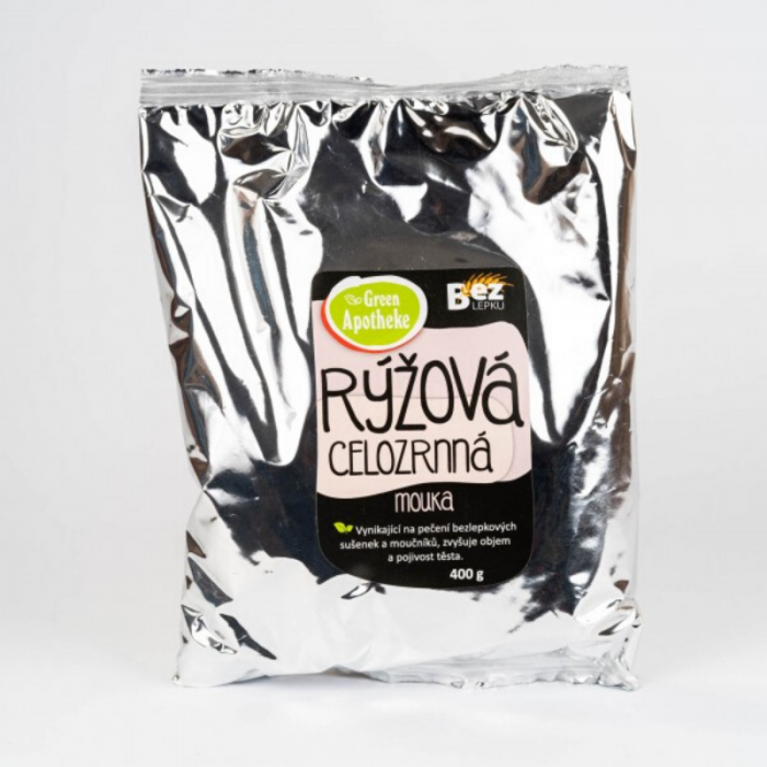

Цельнозерновая рисовая мука - Green Apotheke 400 г (8595178214721)