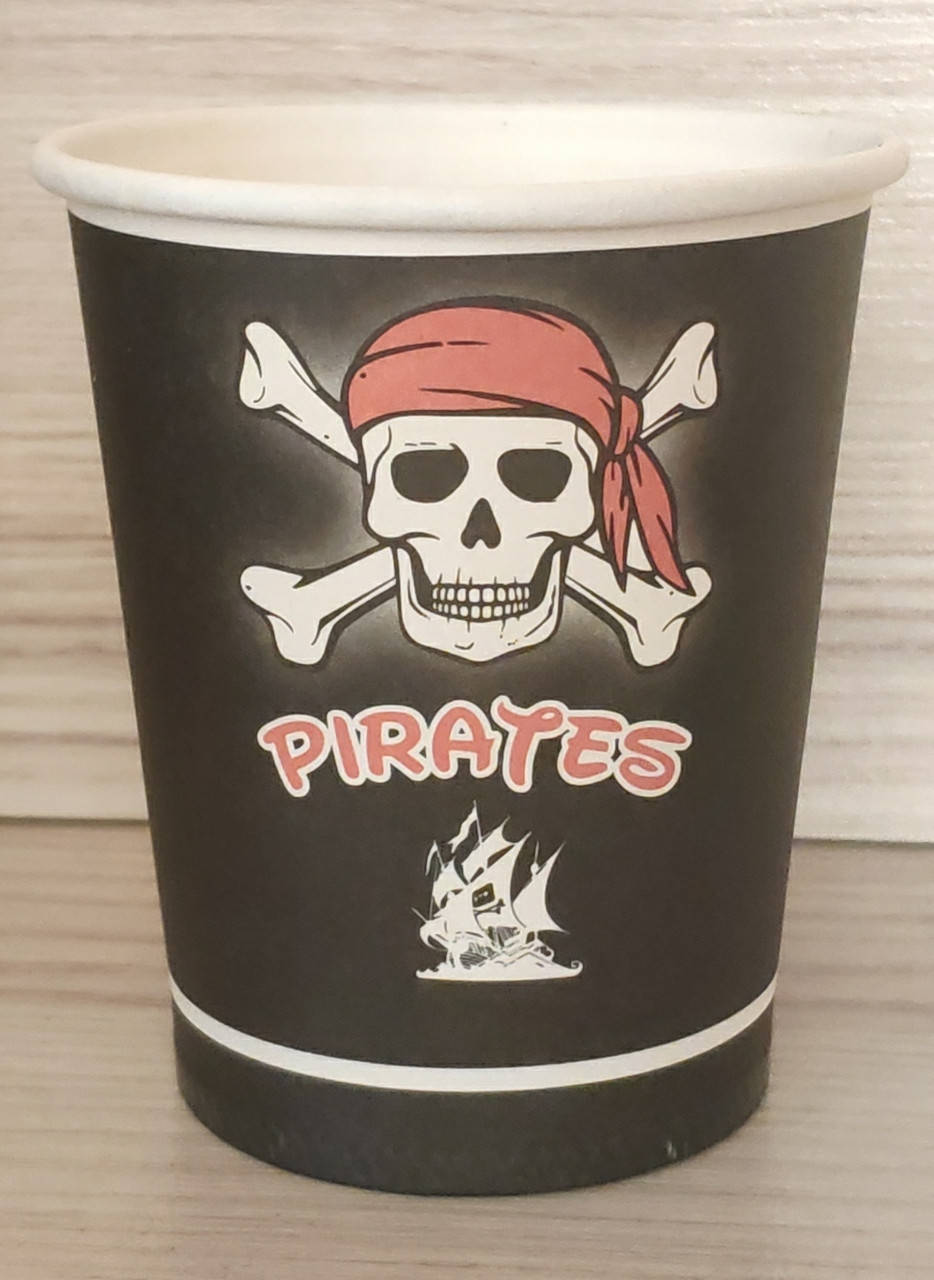 

Стаканчики святковi "Pirates". Объём-200мл. В упак:10 шт.