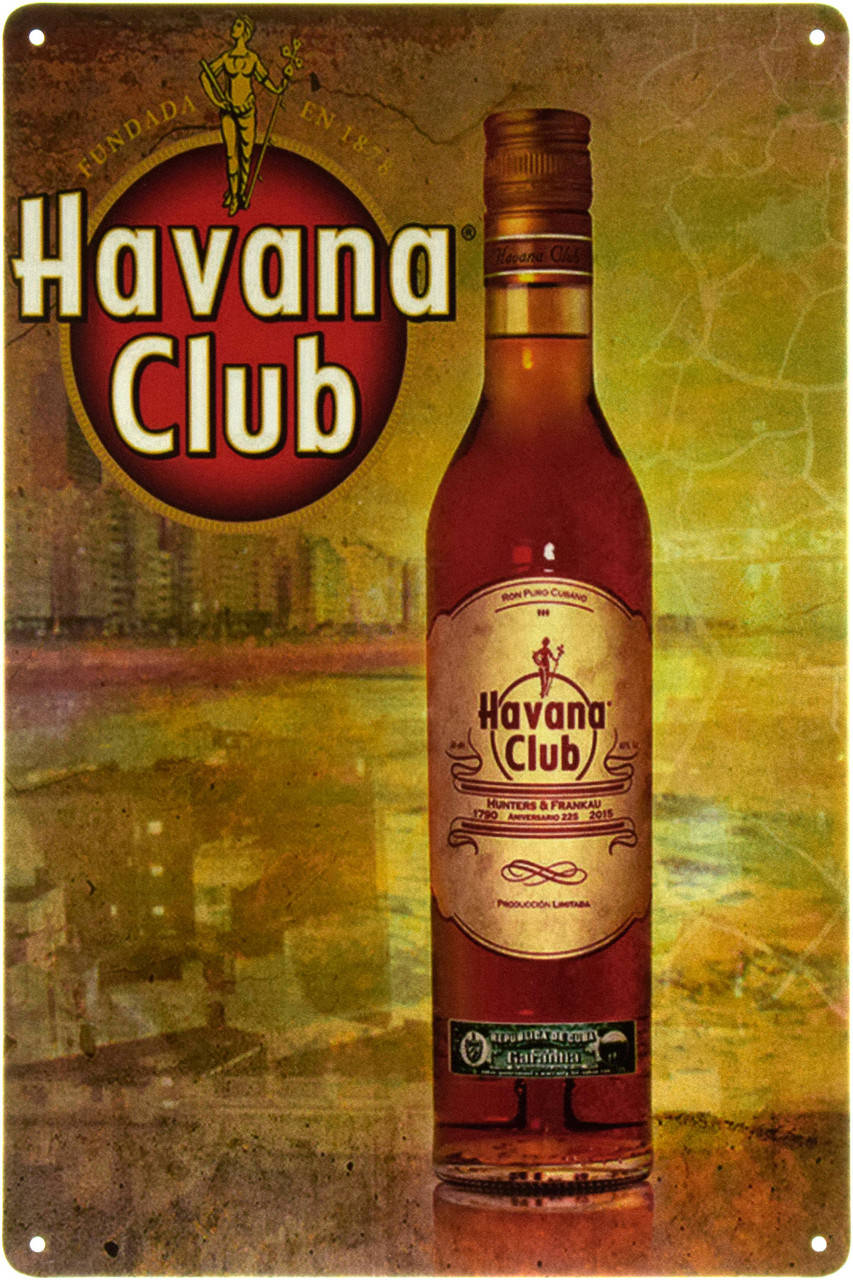 

Металлическая табличка "Havana Club (Fundada En 1878)" (ms-002315)