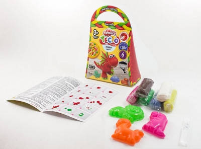 

Набор Теста для лепки "Master Do" Комильфо 6 цветов Danko Toys, Разные цвета