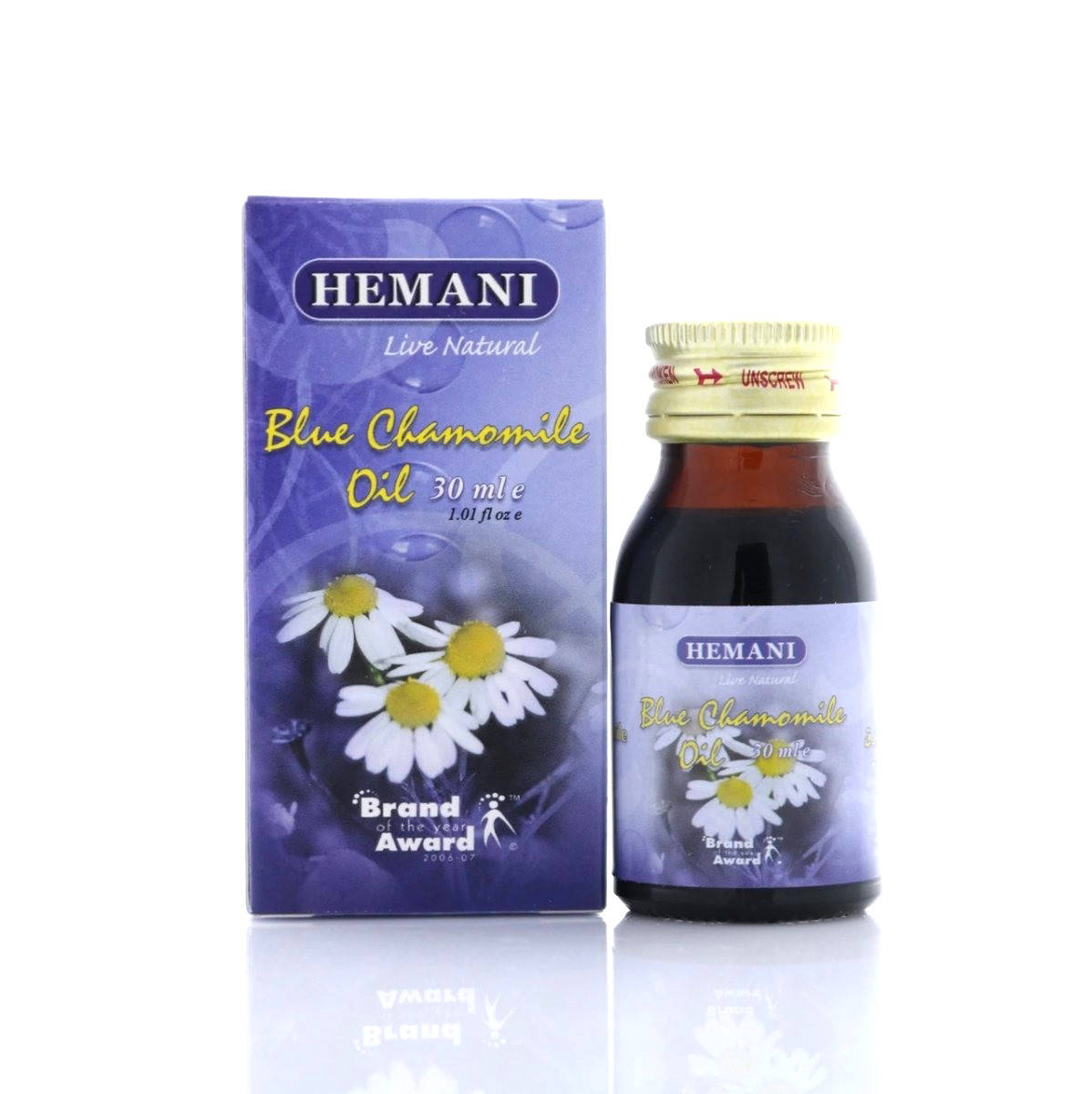 

Натуральное масло голубой ромашки Hemani