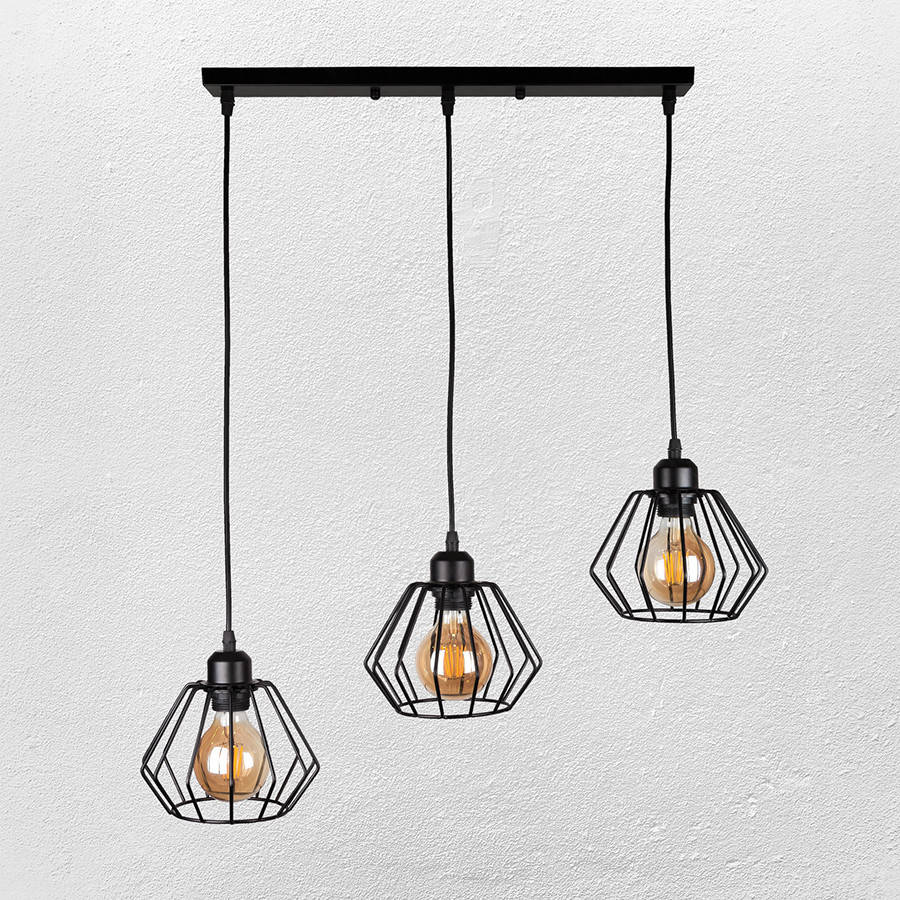 

Люстра лофт 56-PR108F-3 BK (500), Черный