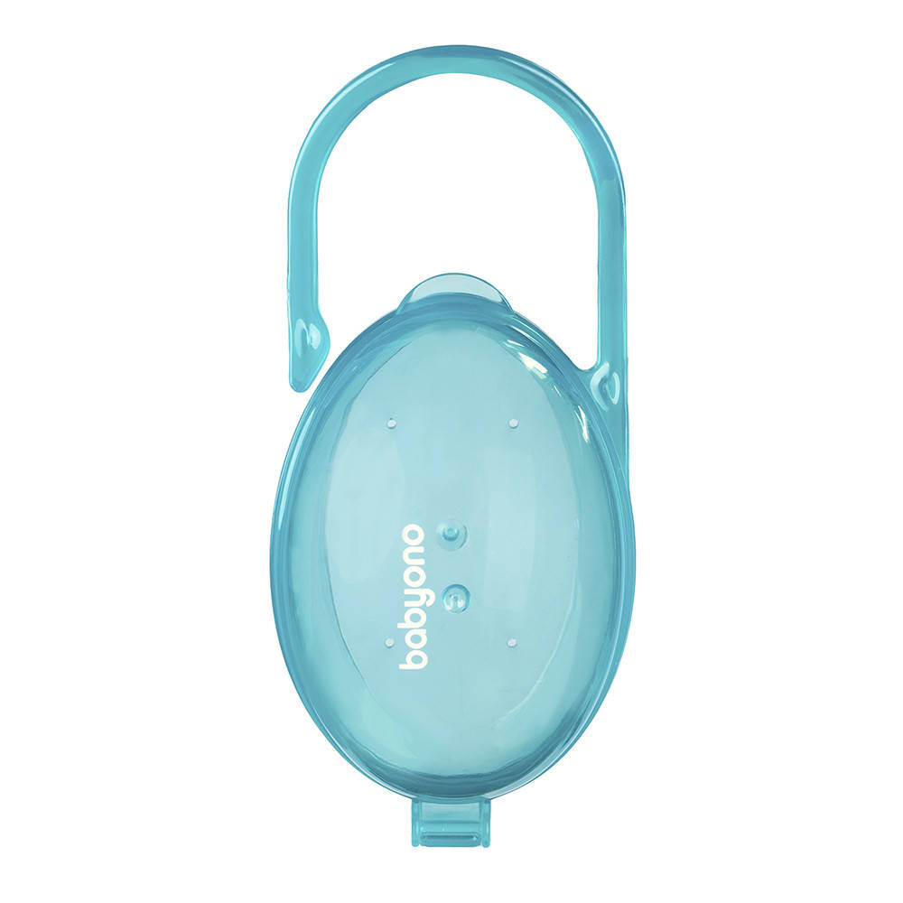 

Футляр для пустышки полупрозрачный бирюзовый BabyOno (5901435409053)