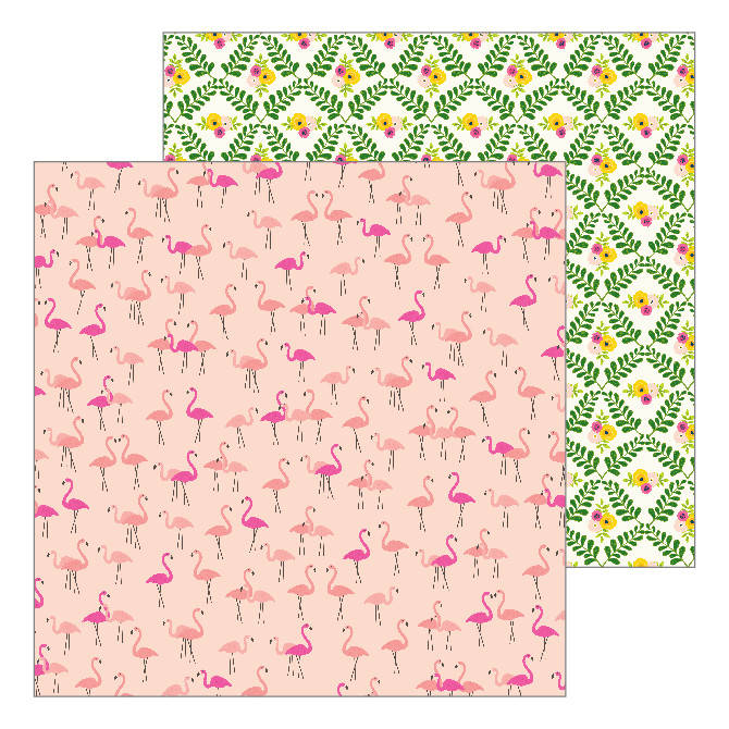 

Папір - Let's Flamingo - Patio Party - Jen Hadfield - Pebbles - 30x30