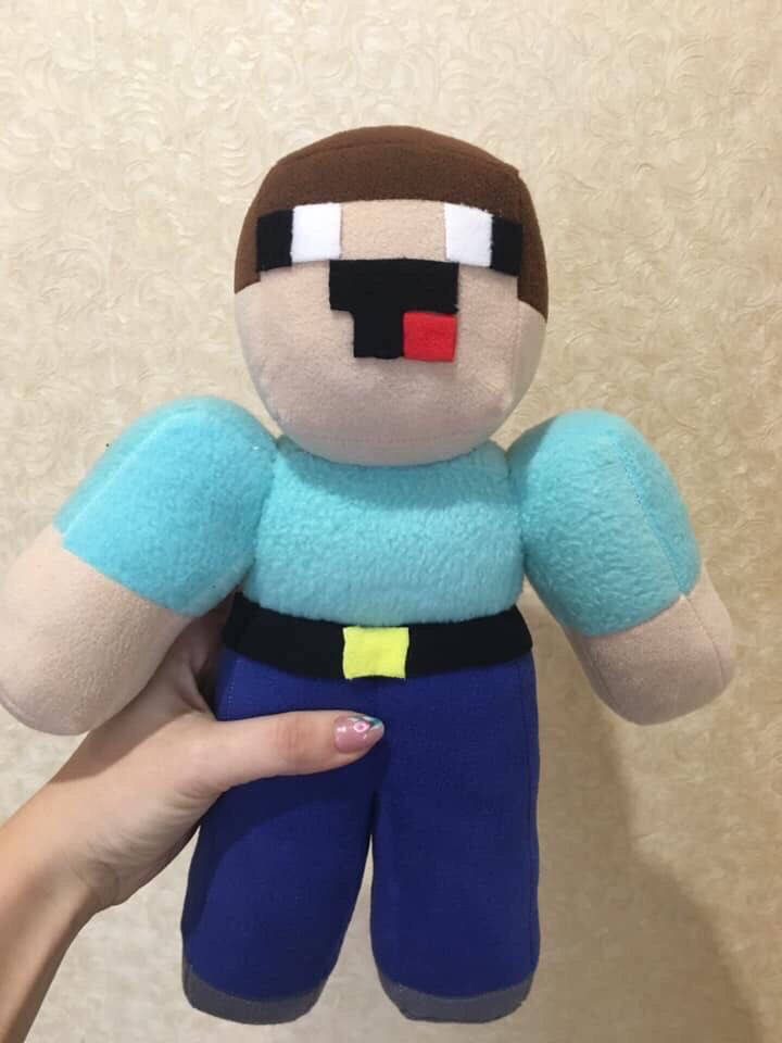 

Мягкая игрушка Нубик с Игры Майнкрафт
