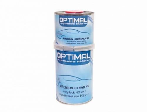 

Лак акриловый автомобильный OPTIMAL HS PREMIUM 1л c отвердителем 0,5л (OPS-AL21-1500)