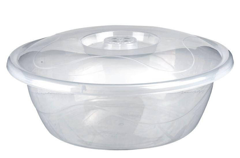 

Миска с крышкой Violet House 0174 Transparent, 26 л, Фиолетовый