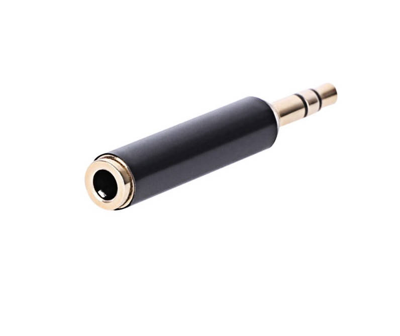 

Переходник mini Jack 3.5 мм c 4 pin на 3 pin Bodasan, Черный