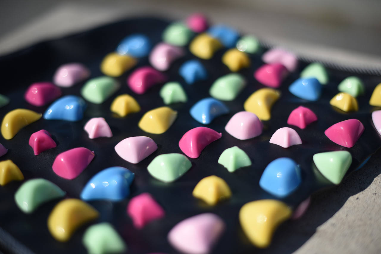 

Массажный коврик ортопедический с камушками 70х30 см (MS 1953), Разные цвета