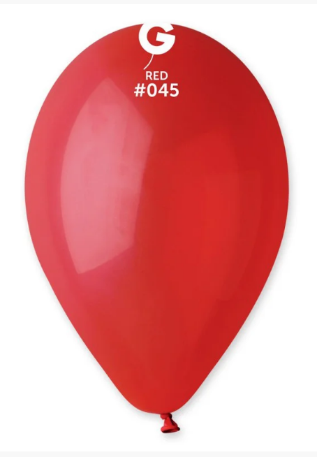 

Шар 12" 30см Gemar 045 красный