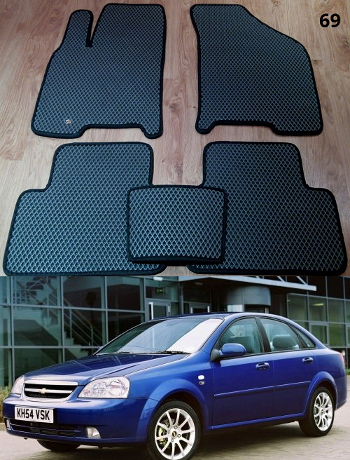 

Коврики ЕВА в салон Chevrolet Lacetti '03-12 SDN/HB, Черный