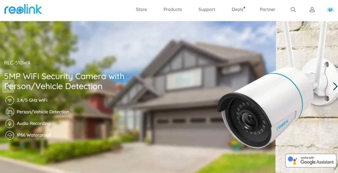 

Reolink RLC 510WA 5MP уличная IP WiFi камера, наружная