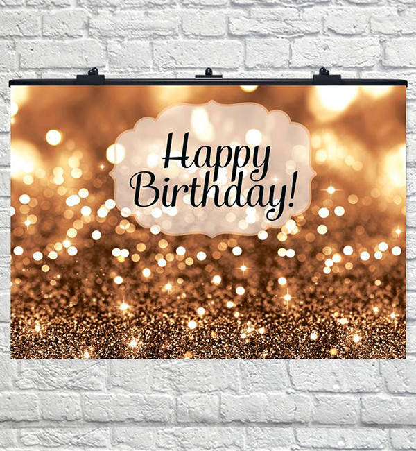 

Праздничный плакат "Happy Birthday" размер - . + тубус
