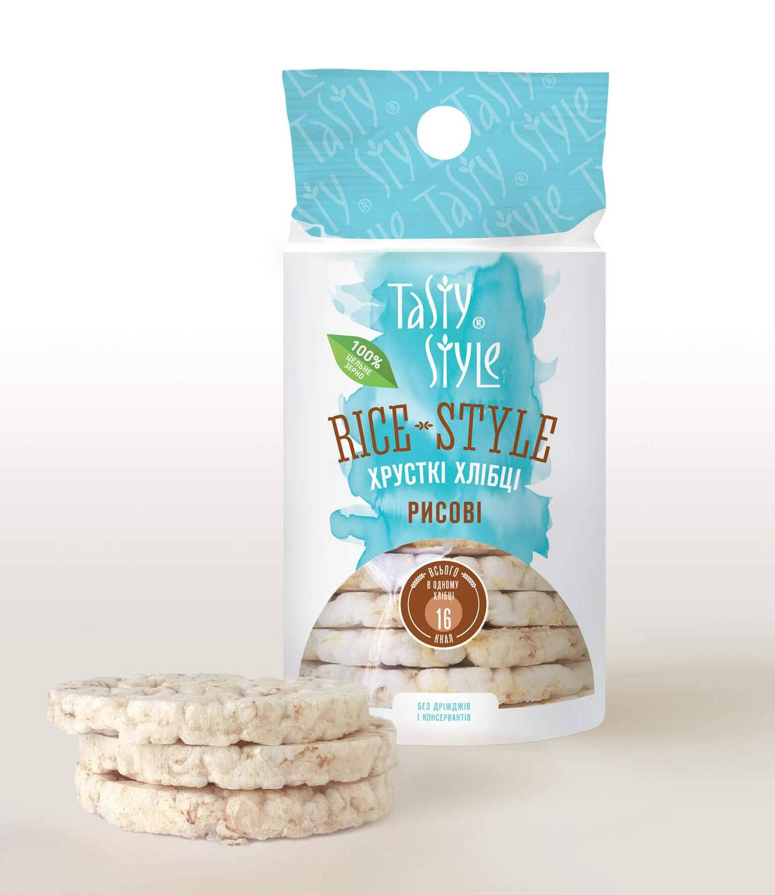 

Хлебцы безглютеновые Tasty Style рисовые RICE-STYLE 100 г