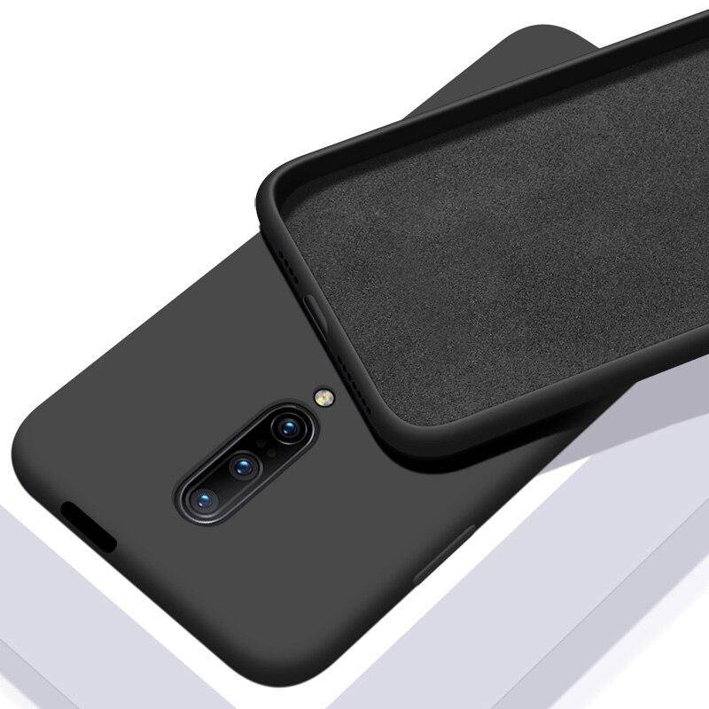 

Силиконовый чехол для OnePlus 7 pro Черный софт тач