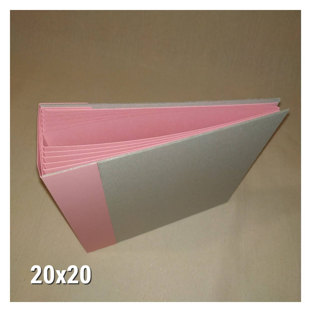 

Заготовка для альбома 20*20 (розовый) 18 листов
