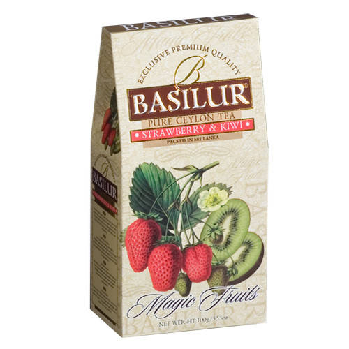 

Чай черный Basilur коллекция Волшебные фрукты Клубника и киви 100г