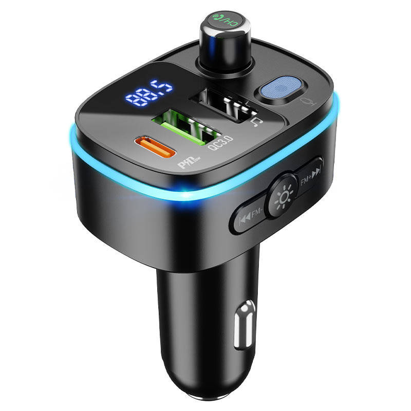 

Автомобильная Зарядка для телефона FM модулятор HOCO E62 PD20W+QC3.0