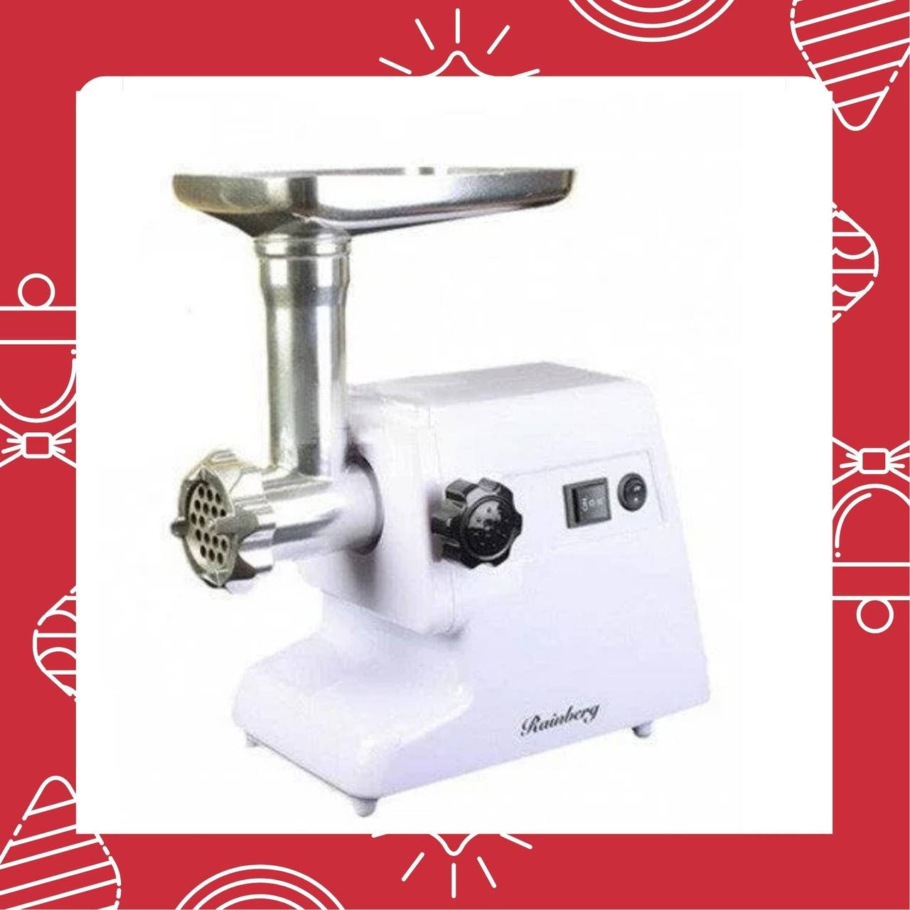 

Кухонная электрическая мясорубка бытовая KINGBERG ,с соковыжималкой, с насадками для колбасы кеббе, с реверсом