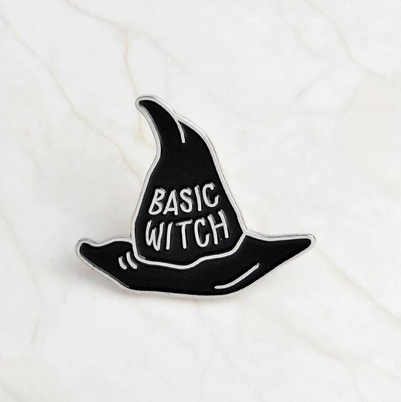 

"Колпак Типичная ведьма Basic witch" значок (пин) металлический
