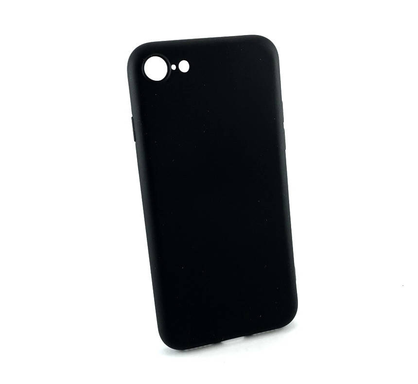 

Чехол на iPhone 7, 8 SE 2020 накладка Avantis Full бампер противоударный силиконовый черный