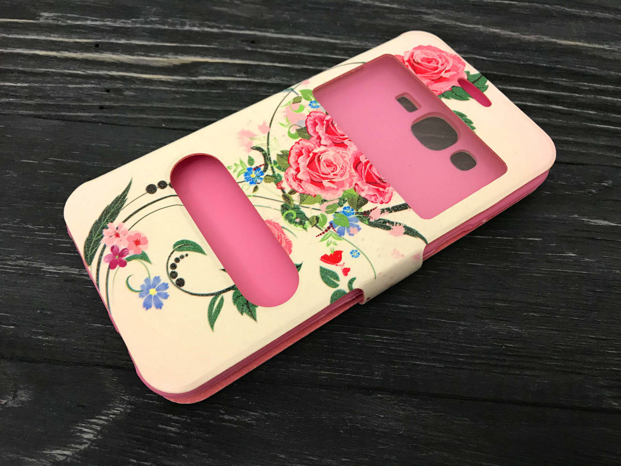 

Чехол книжка Flowers book для Samsung Galaxy J5 J500h (4 вида) 3, Разные цвета
