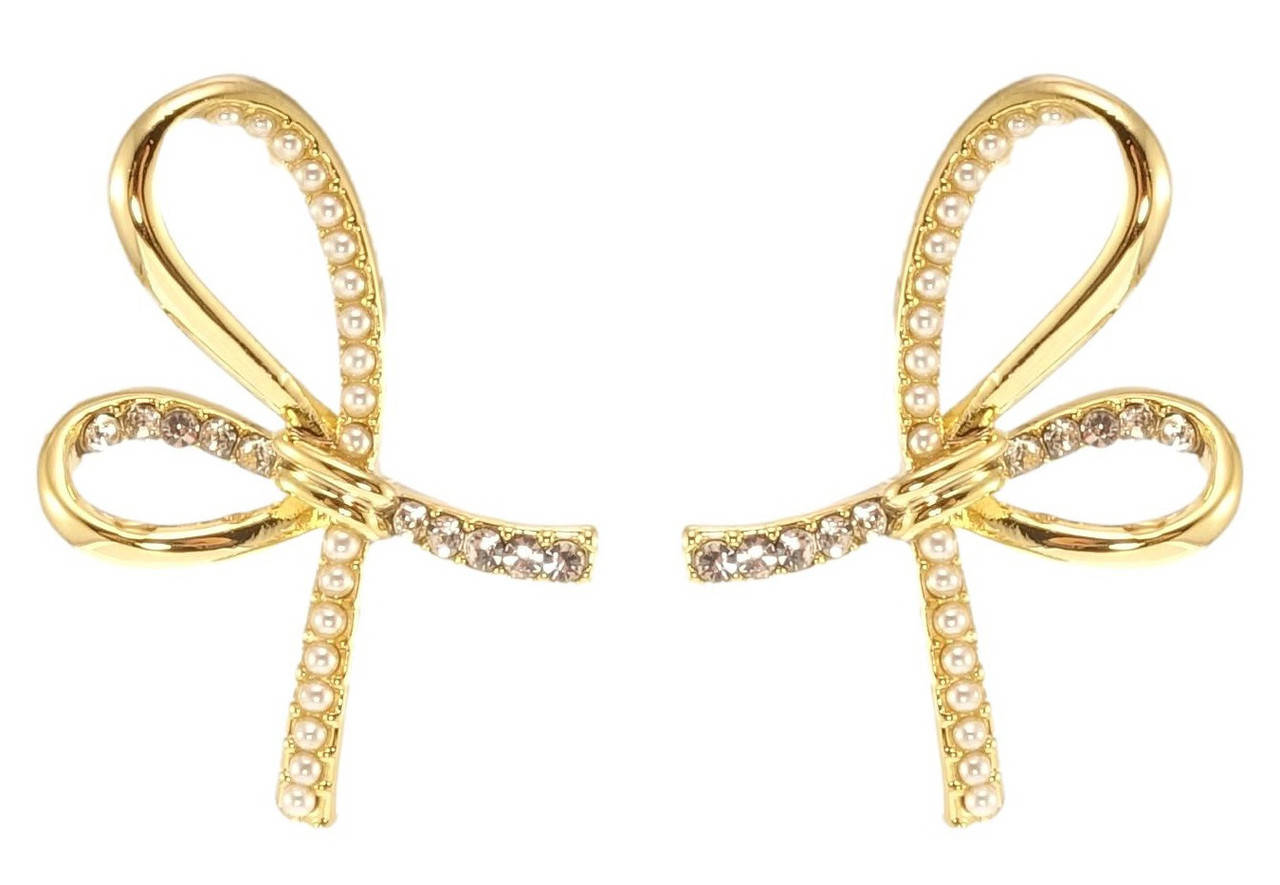 

Серьги Xuping JEAN GOUJON Позолота 14K игла серебро 925 гвоздики (пусеты) "Декоративные бантики"