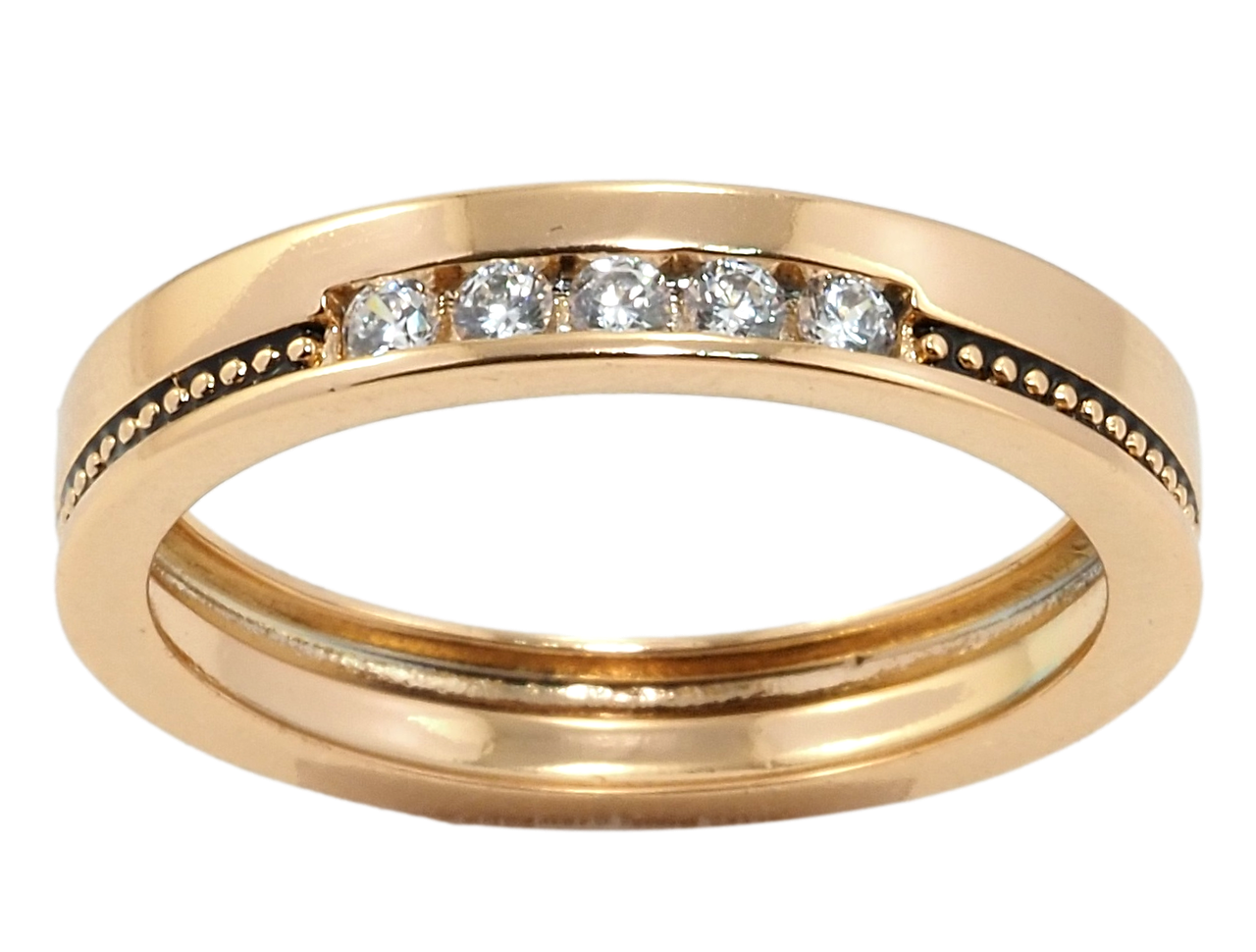 

Кольцо Xuping Позолота 18K "Вставки циркония" р.18.5