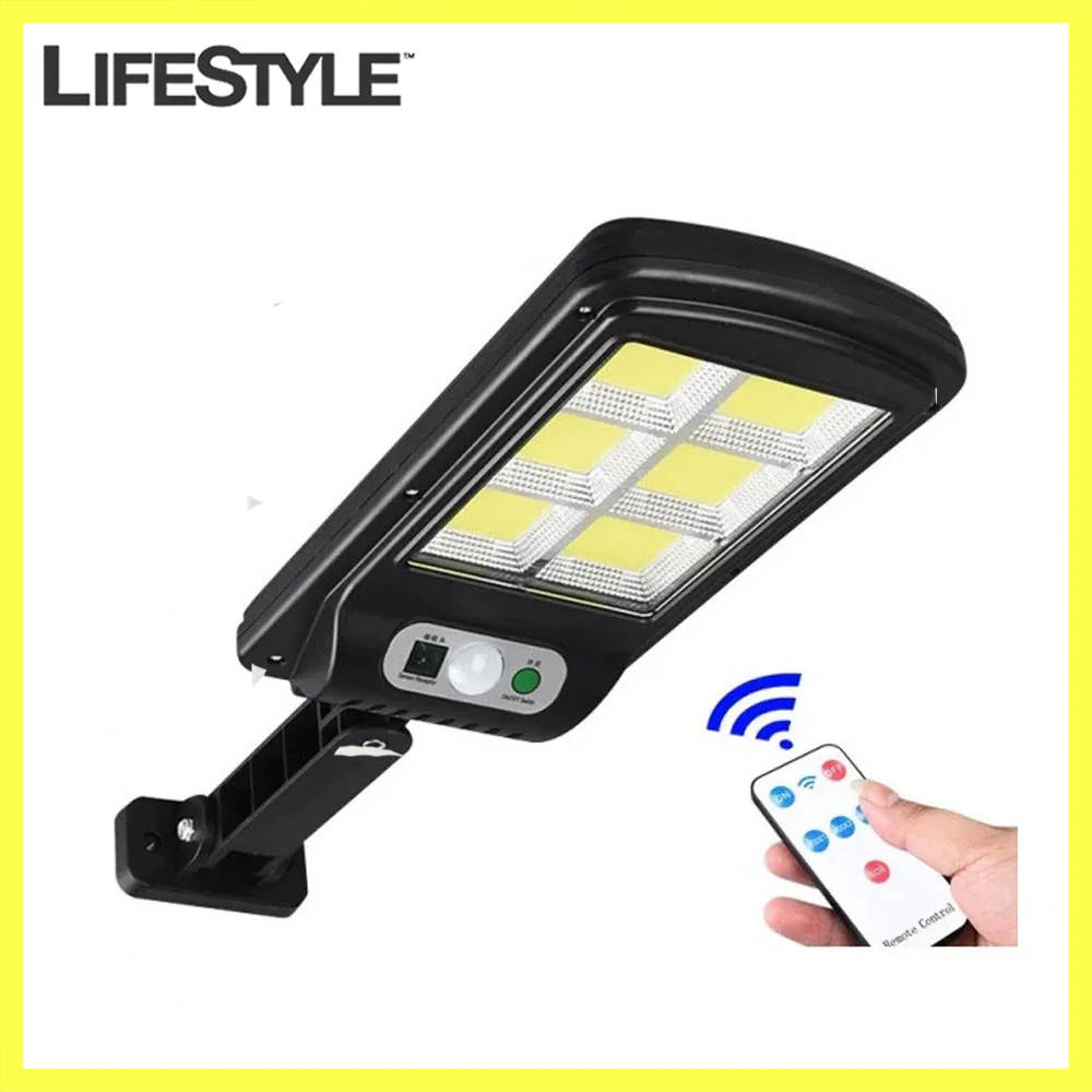 

Уличный фонарь на солнечной батарее Solar Light BL BK120-6COB / Фонарь на столб с пультом ДУ