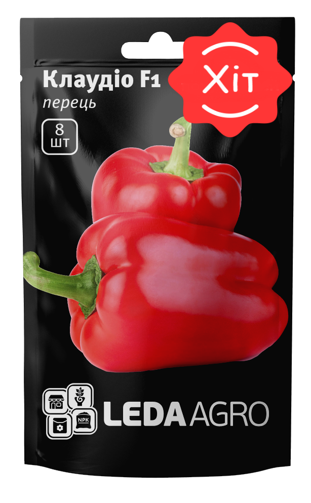 

Клаудіо F1 8 шт Leda Agro Перець Насіння (Клаудио F1 Перец Семена)
