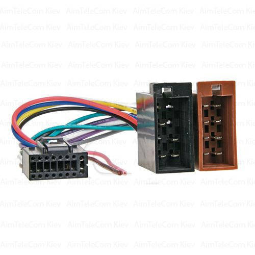 

Переходник автомагнитолы ISO 459006 JVC -ISO с кабелем 20см