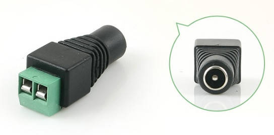 

Разъем для подключения питания DC-F (D 5,5x2,1мм) с клеммами под кабель Q100