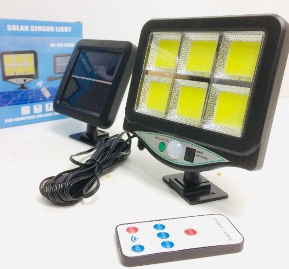 

Уличный фонарь с датчиком движения и пультом Solar Light BK128-6 на солнечной батарее