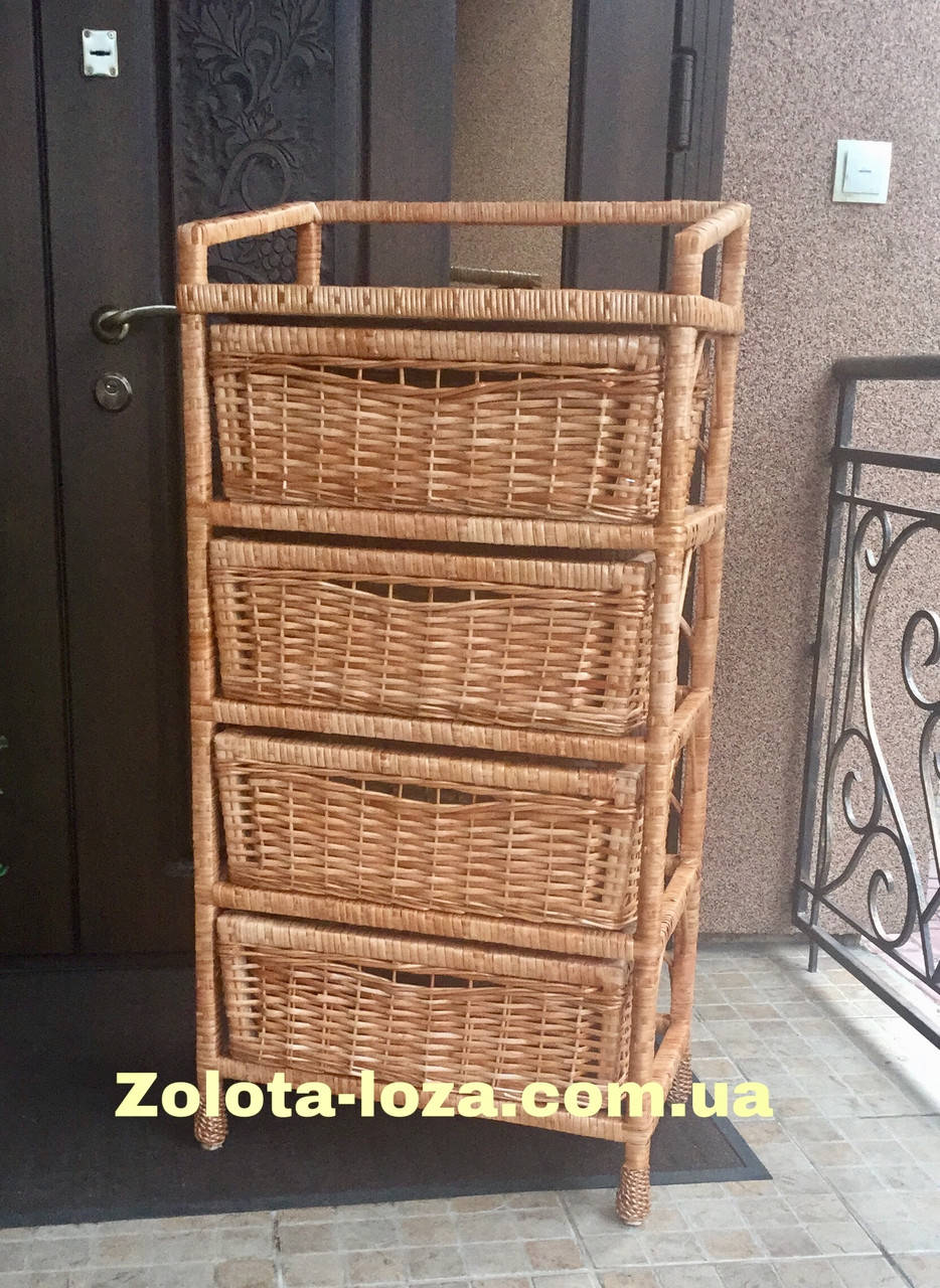 

Комод из лозы. » Четыре ящика »Арт: 1253