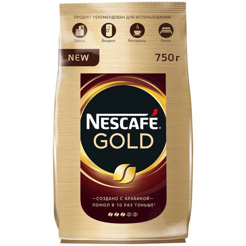 

Кофе Нескафе Голд Nescafe Gold 750 гр растворимый (мягкая упаковка)