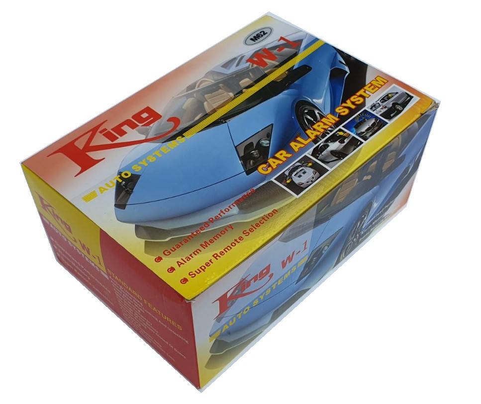 

King M62. Автомобильная сигнализация, односторонняя, на авто, полный комплект