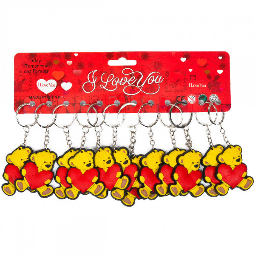 

Брелок детский резиновый Мишки желтые арт.2-103