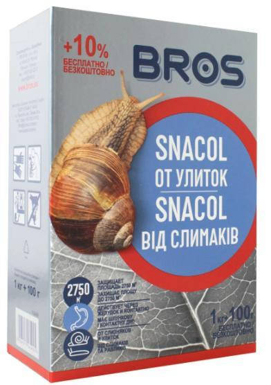 

Лимацидний засіб Bros Snacol від слимаків 1 кг