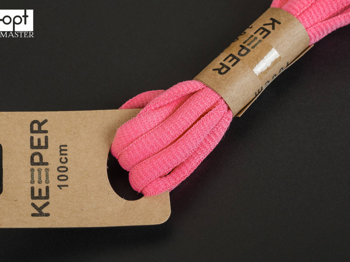 

Шнурки (в упаковке) спортивные объемные, 100 см, цв. № 6 розовый