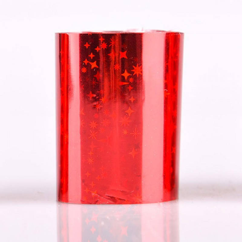 

Фольга для дизайна ногтей Красная №5 (50см), Красный