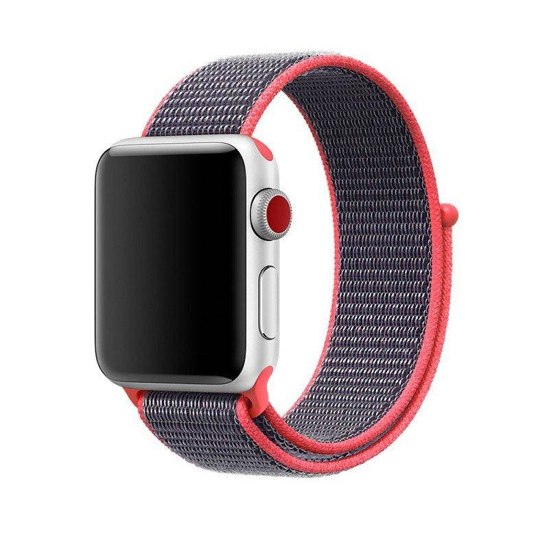 

Ремешок DK Nylon Sport Loop для Apple Watch 38 / 40 / 41 mm (electric pink)