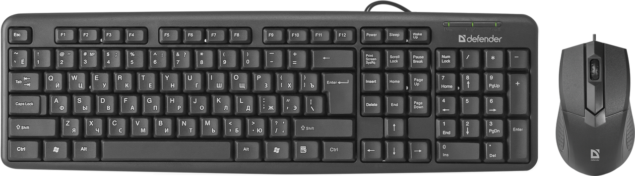 

Комплект Defender Dakota C-270 UKR USB Black (45271), Черный