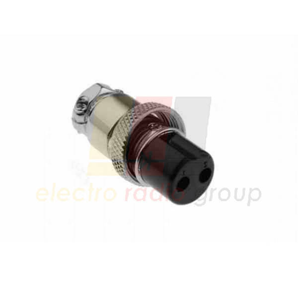 

Разъём MIC 322 big, "гнездо", под кабель, 2pin, диам.-20мм