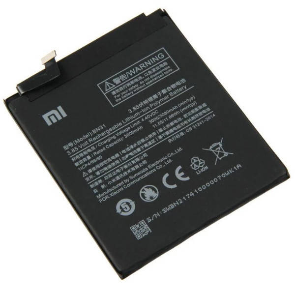 

Аккумулятор для Xiaomi BN31 3000 mAh