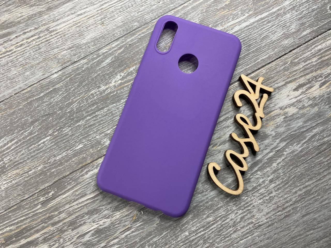 

TPU чехол накладка Candy для Huawei P Smart Plus (14 цветов) фиолетовый
