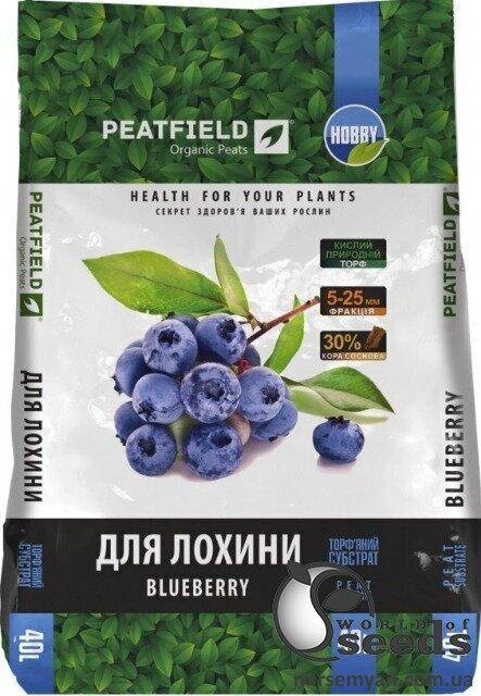 

Субстрат для Голубики (Лохина) PEATFIELD. 40 л. рН: 3,5-4,5