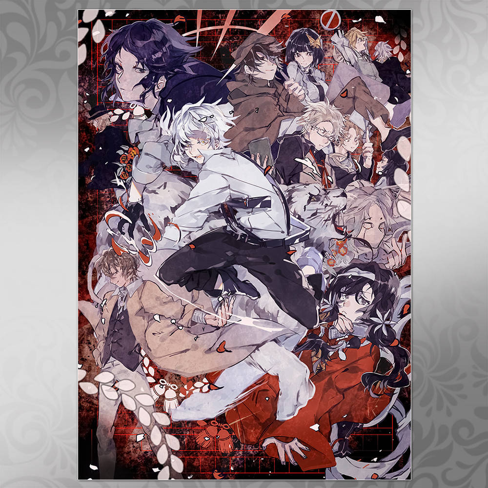 

Плакат Аниме Bungou Stray Dogs 001