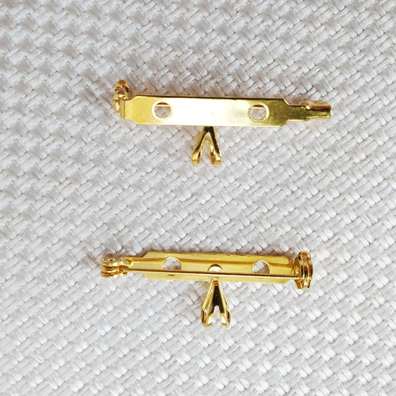 

Основа для броши с бейлом 32х12 мм, позолота